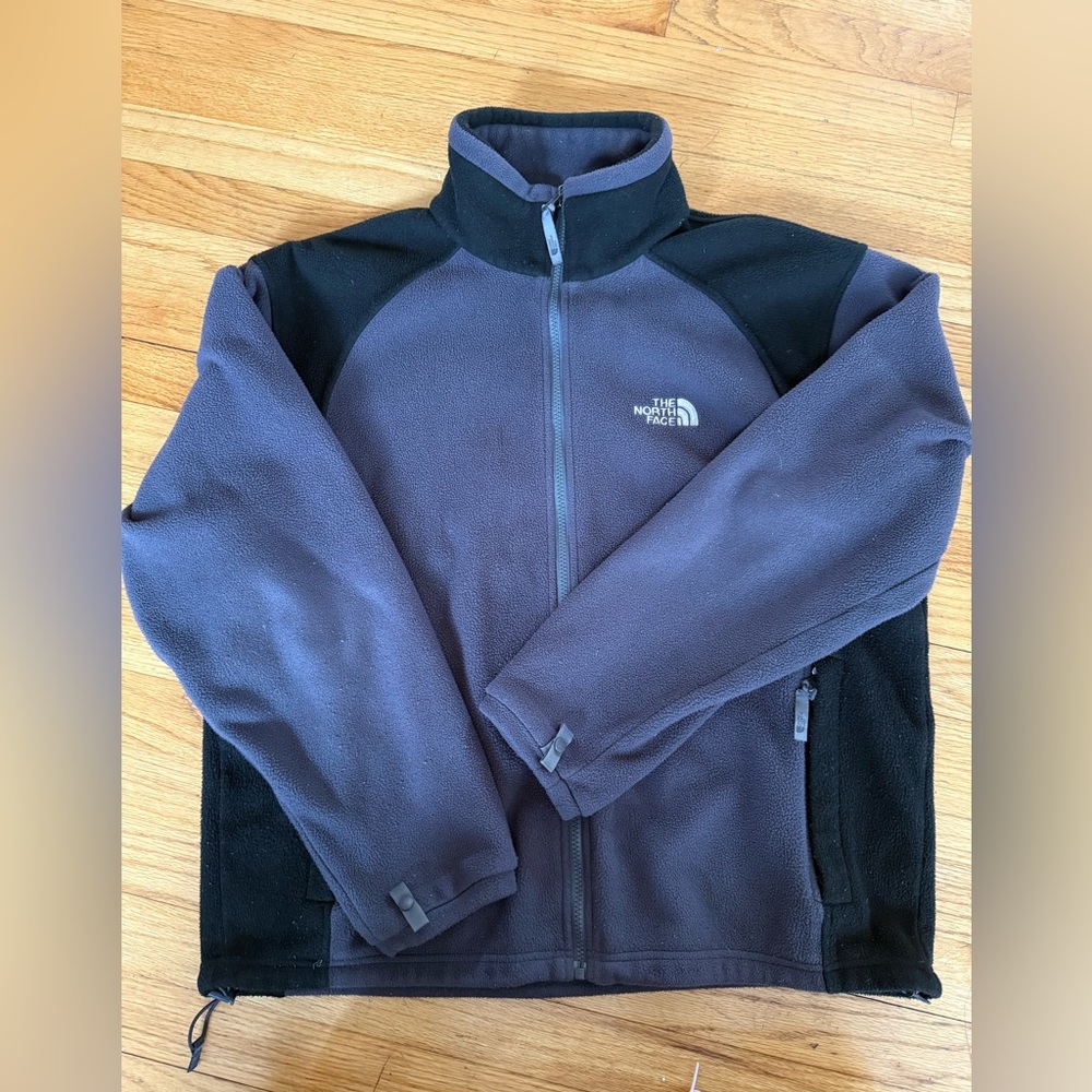 The North Face Grey and Black Jacket - Mens Size Medium